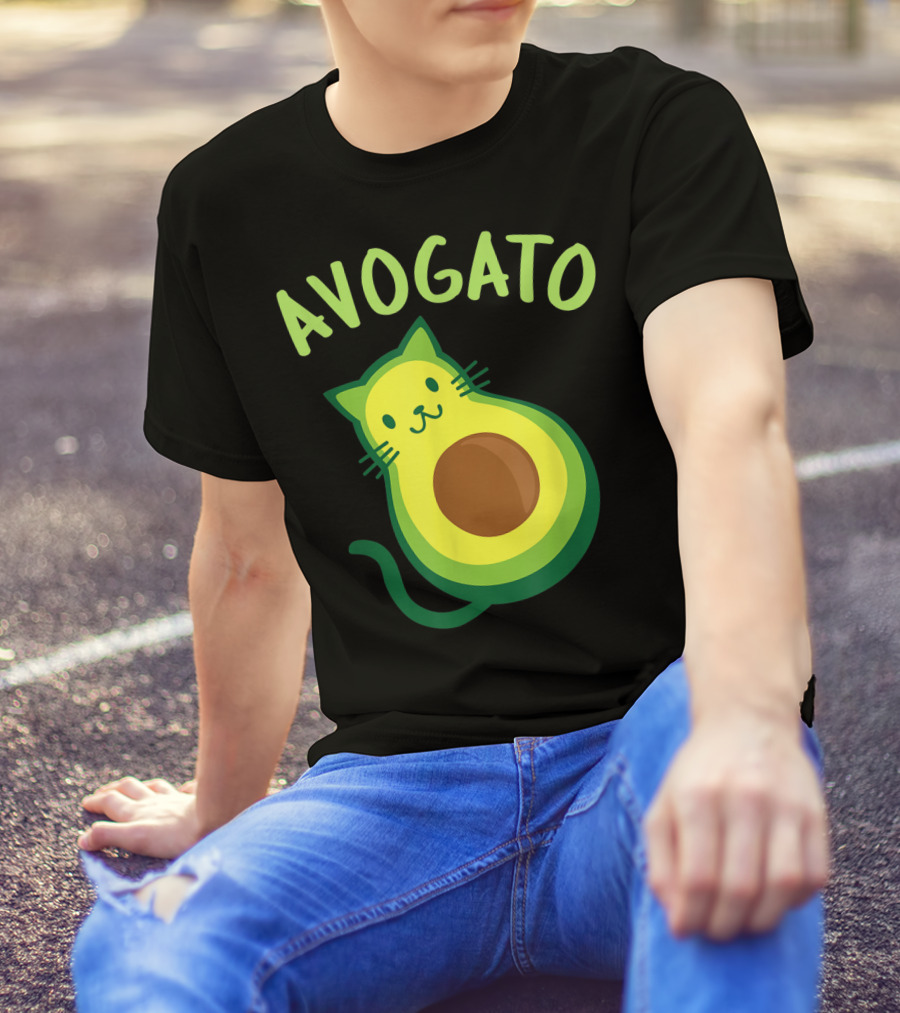 Avogato Cat Avocado Cinco De Mayo T-Shirt