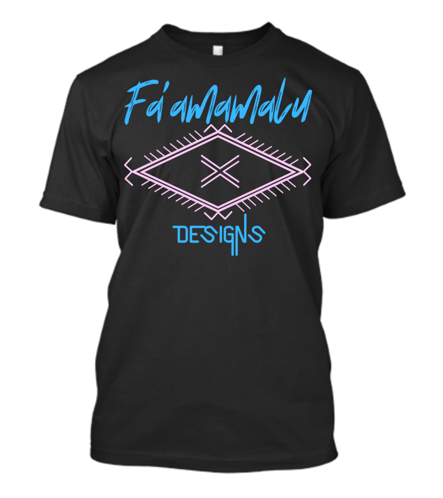 Fa'amamalu Designs Tribal Pattern Geometric T-Shirt