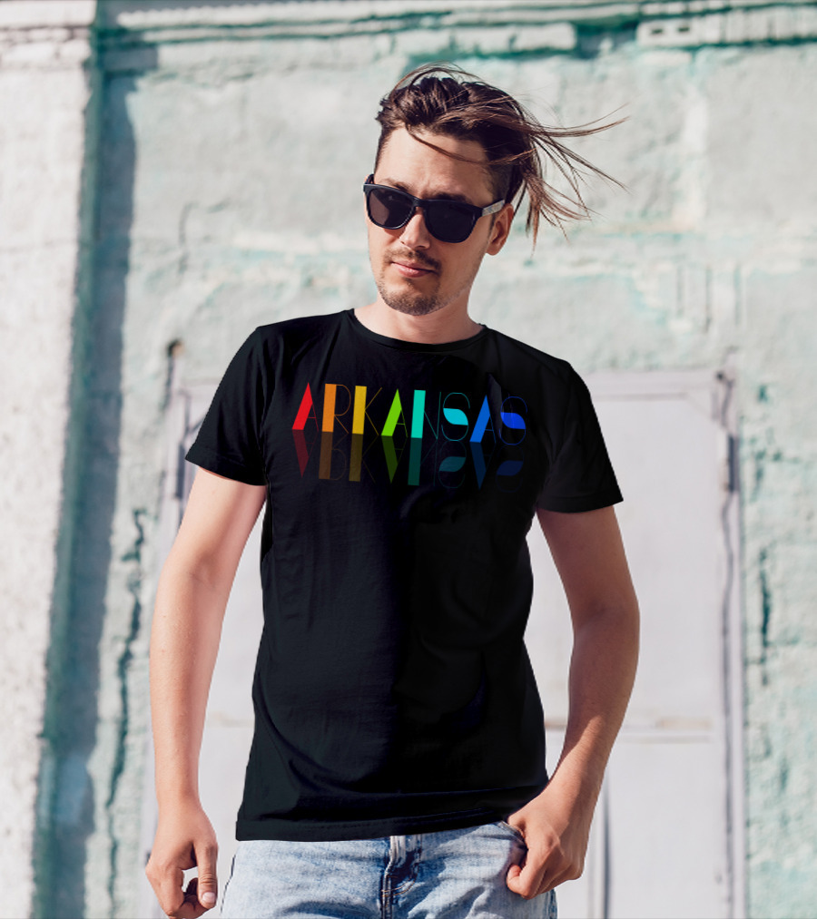 Arkansas Ozark Natural State Colorful Reflections T-Shirt