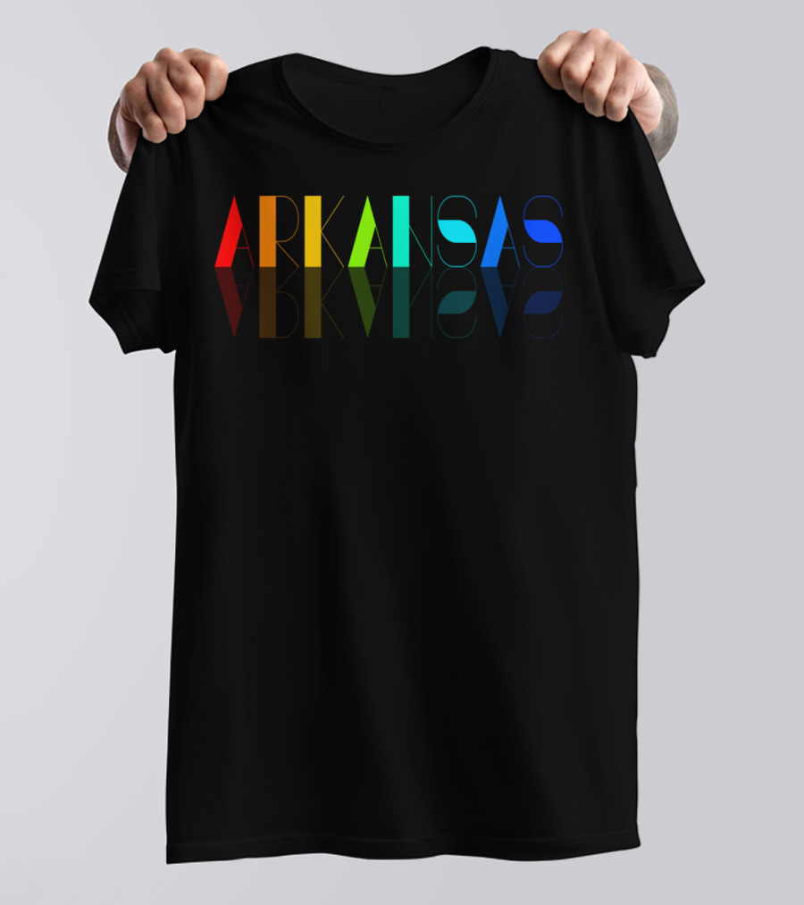 Arkansas Ozark Natural State Colorful Reflections T-Shirt