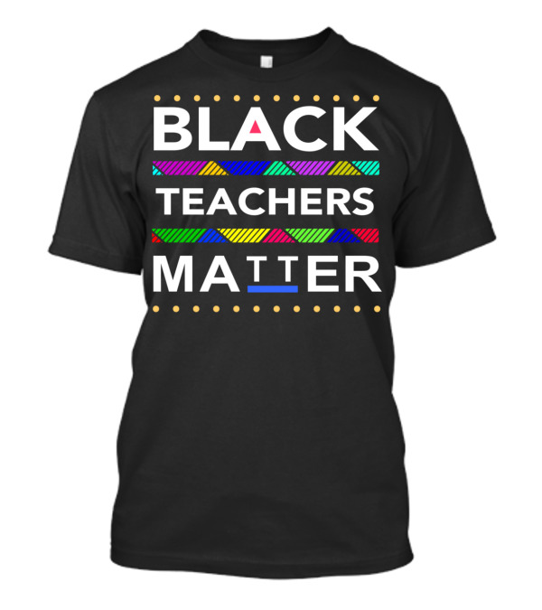 Black Teachers Matter African Dashiki Pattern T-Shirt