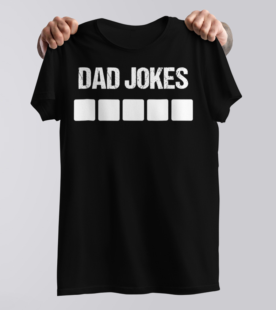 Dad Jokes Rating Awesome Father T-Shirt