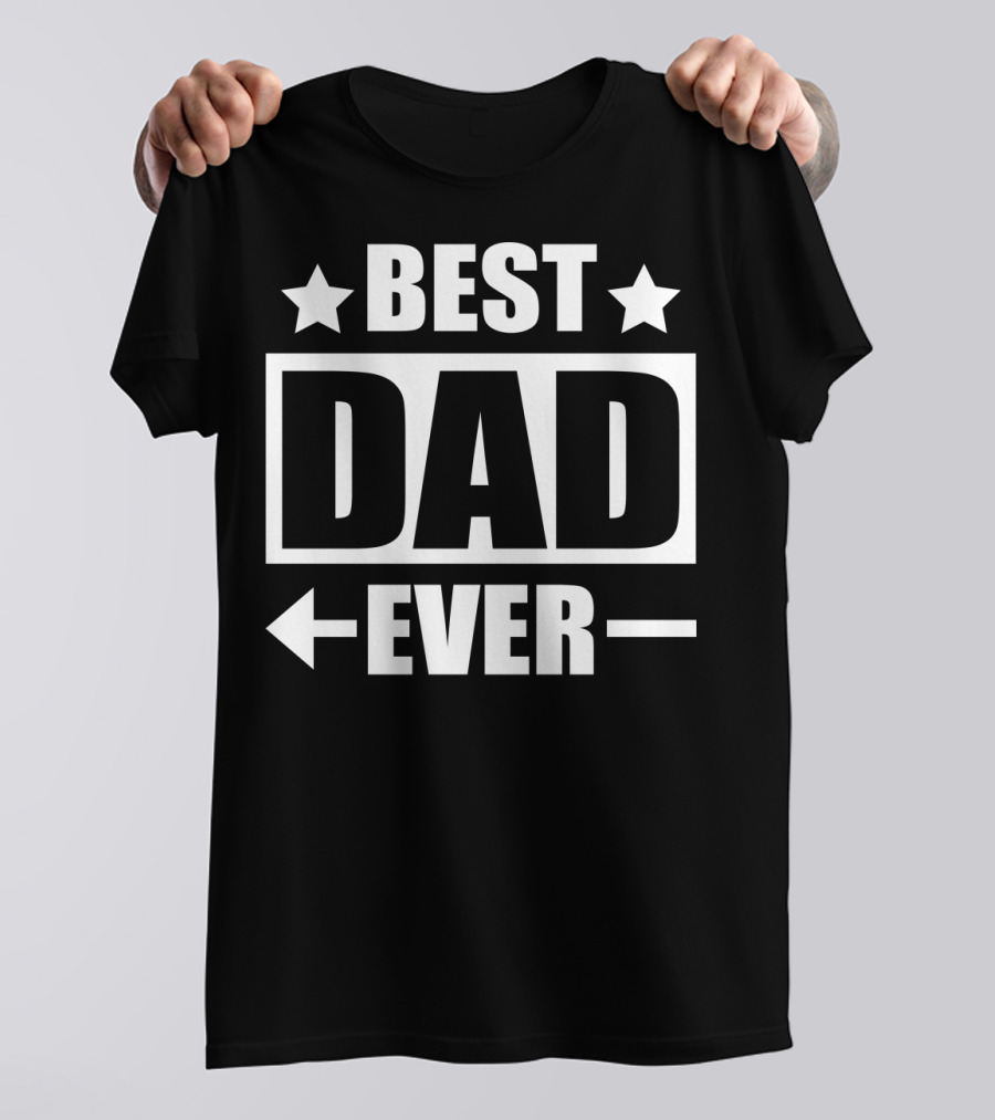 Best Dad Ever Daddy20 With Stars And Arrows T-Shirt