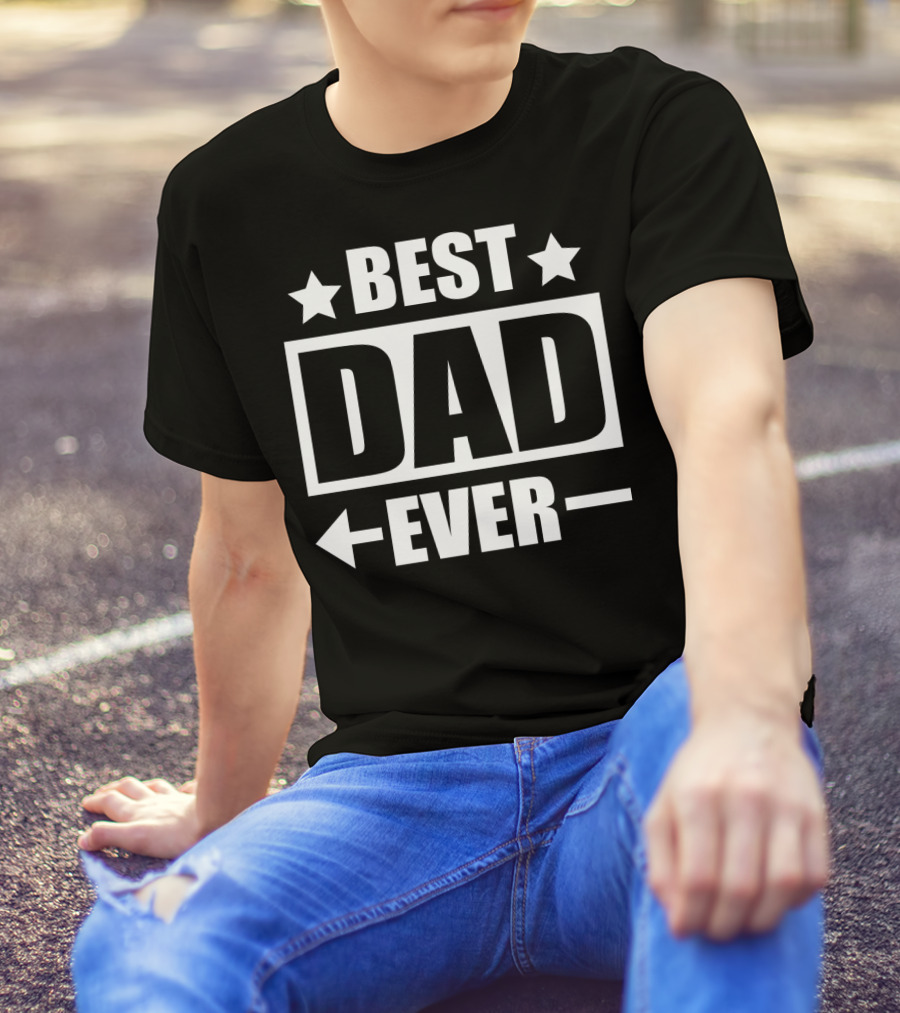 Best Dad Ever Daddy20 With Stars And Arrows T-Shirt