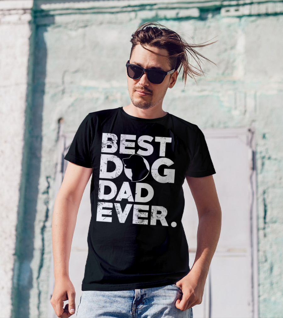 Best Golden Retriever Dog Dad Ever T-Shirt