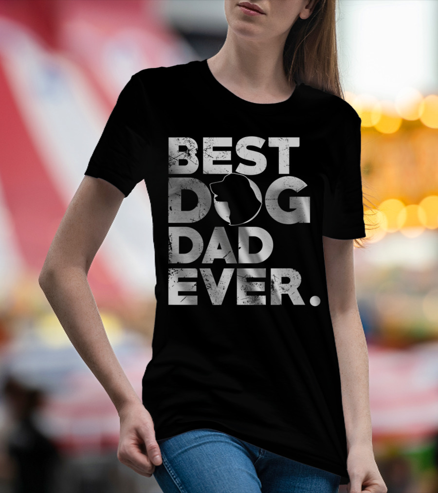 Best Golden Retriever Dog Dad Ever T-Shirt