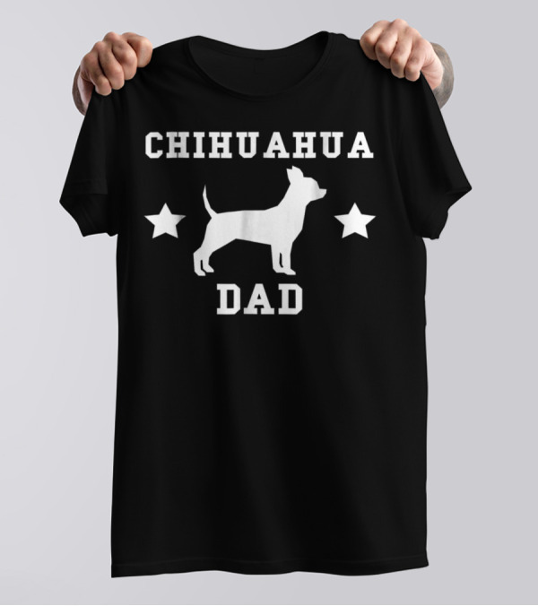 Chihuahua Dad Mens Chihuahua Stars T-Shirt