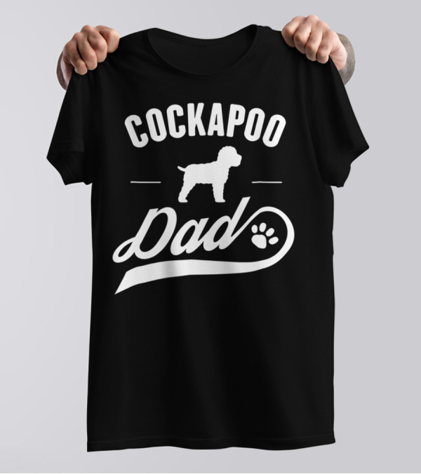 Cockapoo Dog Dad Lover Owner Paw T-Shirt