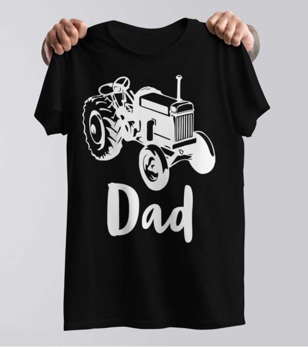 Dad Farm Tractor Dad Farmer Farming 55 T-Shirt
