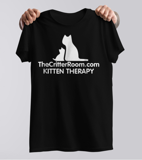 TheCritterRoom.com Kitten Therapy Foster Dad Johns Cam T-Shirt