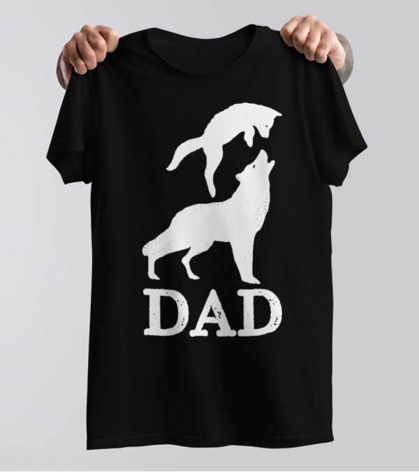 Dad Wolf And Pup T-Shirt