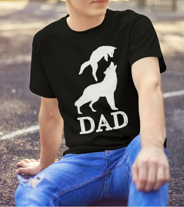 Dad Wolf And Pup T-Shirt