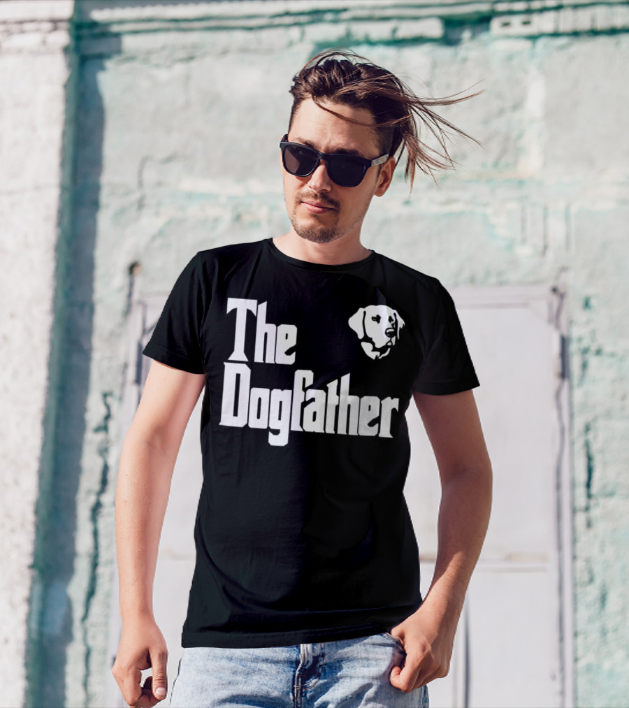 The Dogfather Labrador Dad Birthday T-Shirt