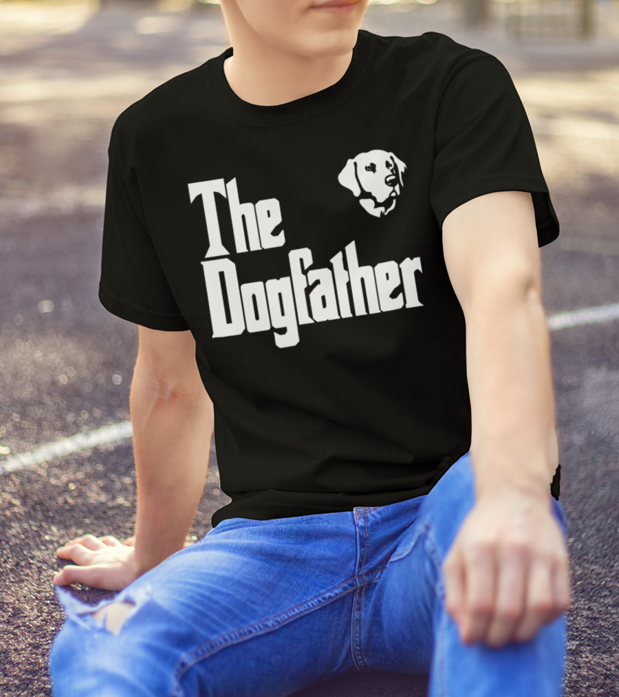 The Dogfather Labrador Dad Birthday T-Shirt