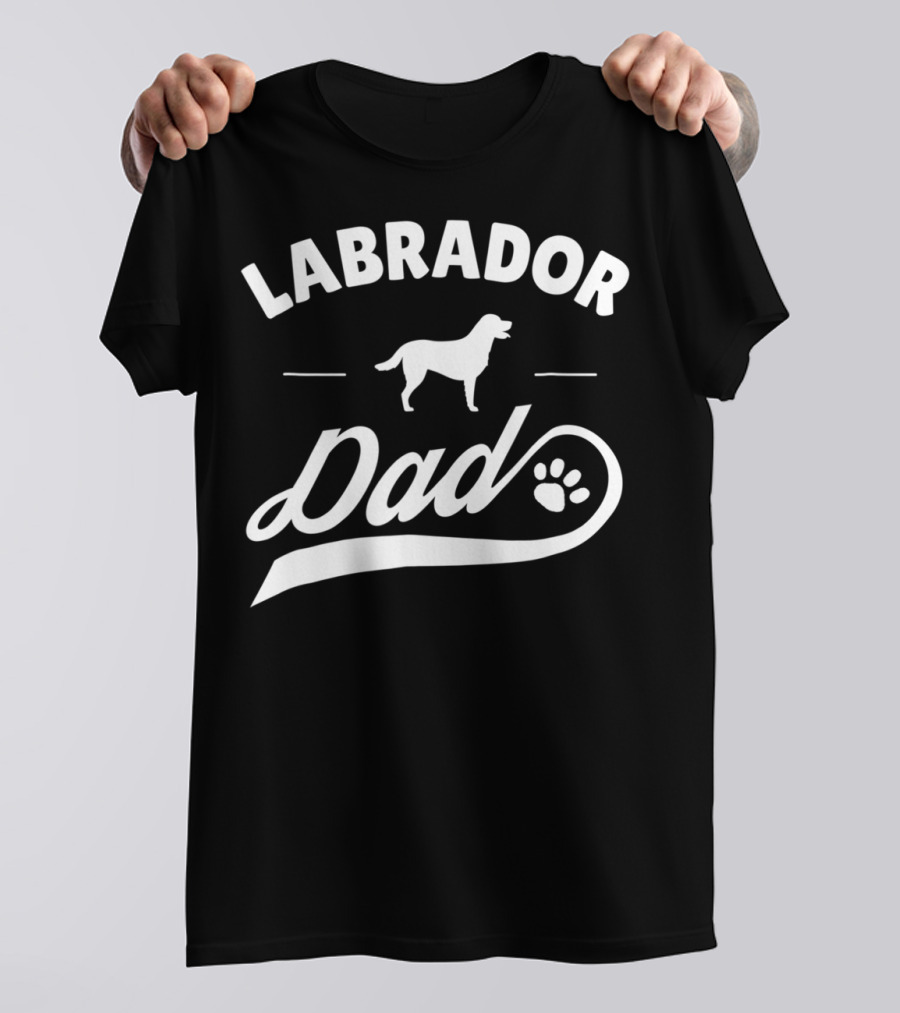 Labrador Dad Dog Owner Lover Mens T-Shirt