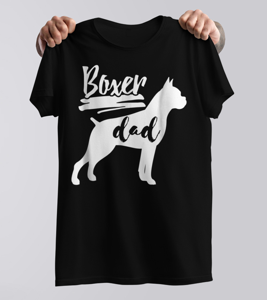 Boxer Dad Dog T-Shirt