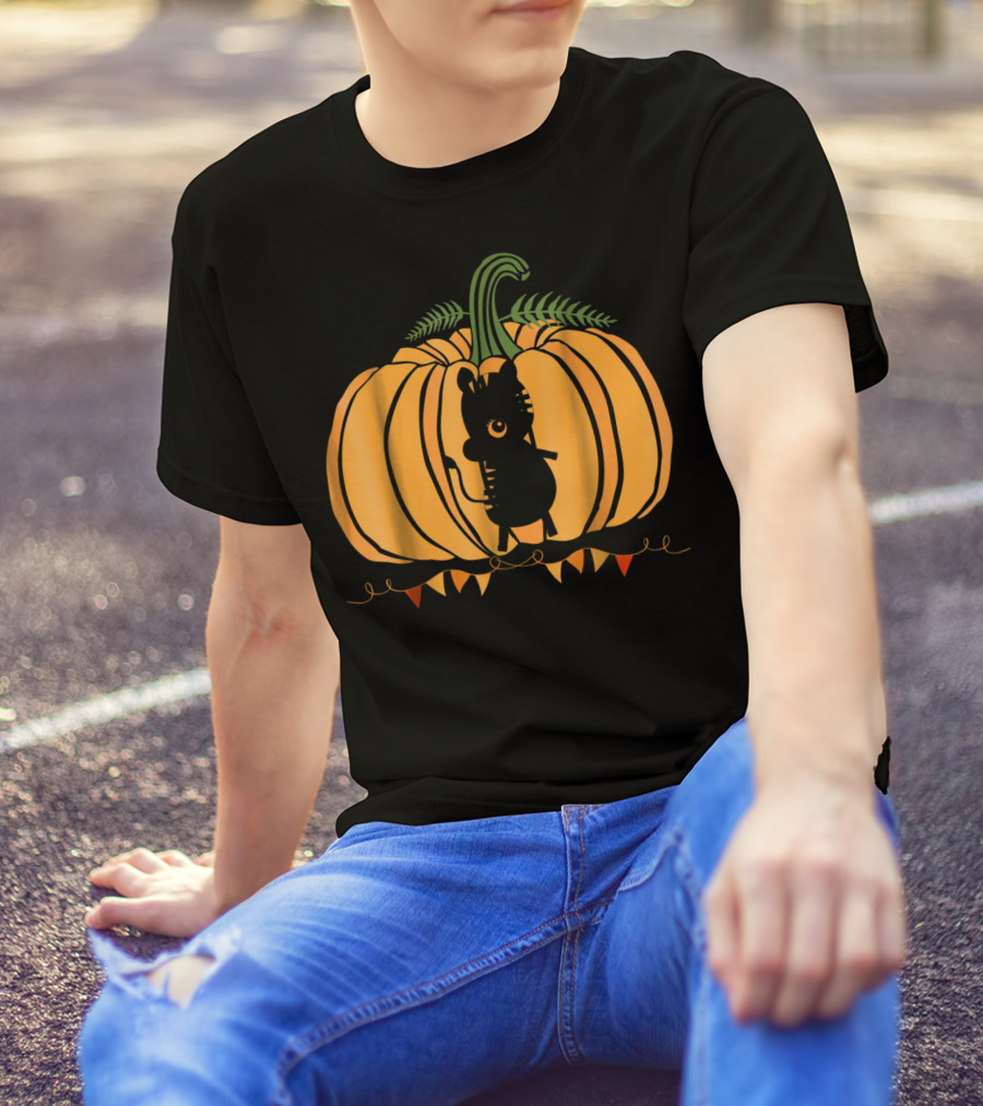 Animal Halloween Pumpkin Silhouette Dad Mom78 T-Shirt