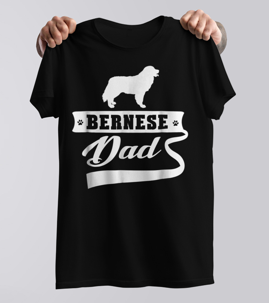 Bernese Dad Mens Dog Animal Lover T-Shirt