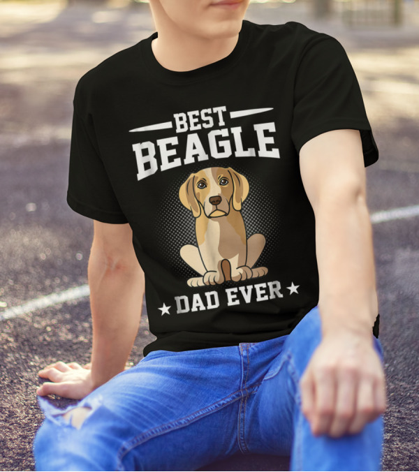 Best Beagle Dad Ever Dog Owner T-Shirt