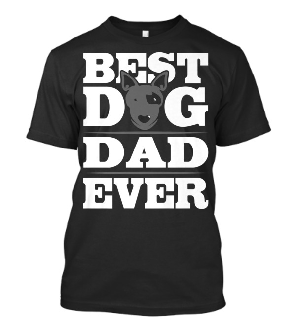 Best Dog Dad Ever Puppy Parent Dog Lover Rescue T-Shirt