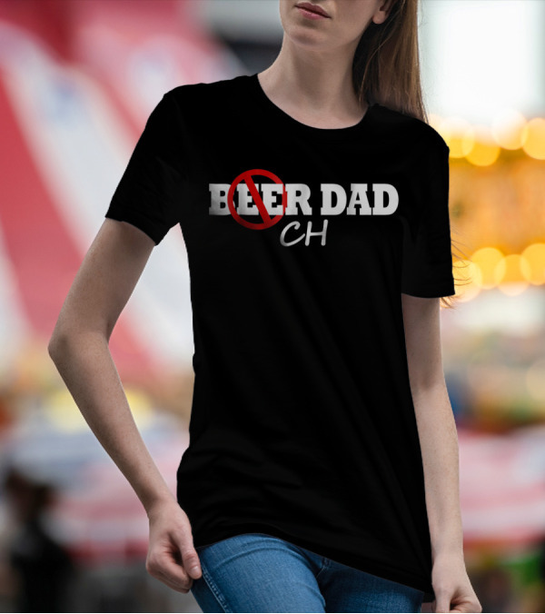 Cheer Dad No Beer Cheerleader Family Father T-Shirt