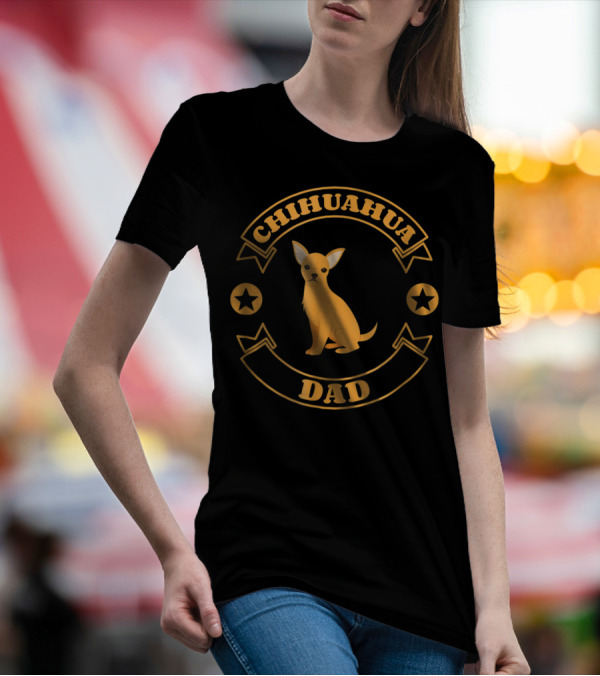 Chihuahua Dad Proud Master Lover Holidays38 T-Shirt