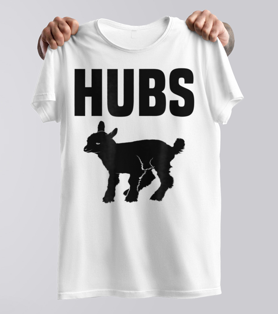 Hubs Baby Goat For Husband Wife Dad T-Shirt