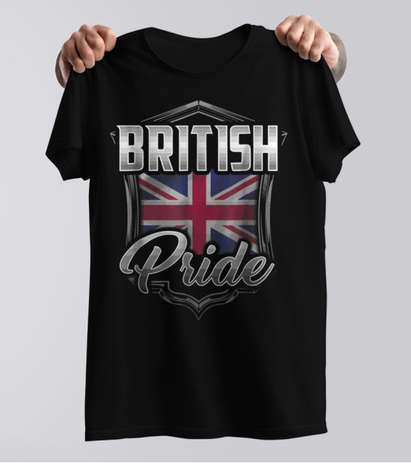 British Pride UK Flag Heritage Dad Family Roots T-Shirt
