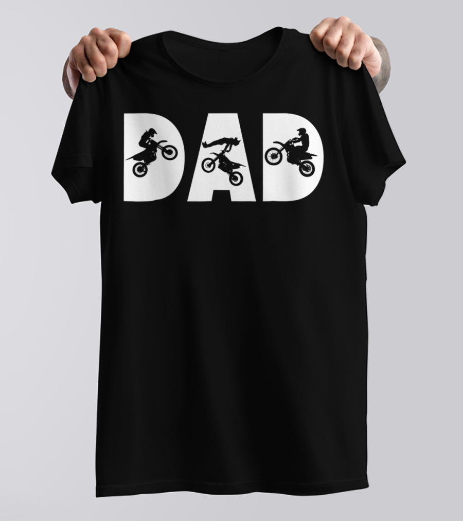 Dad Motocross Legend Family T-Shirt