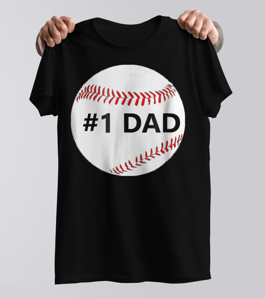 1 Dad Baseball T-Shirt