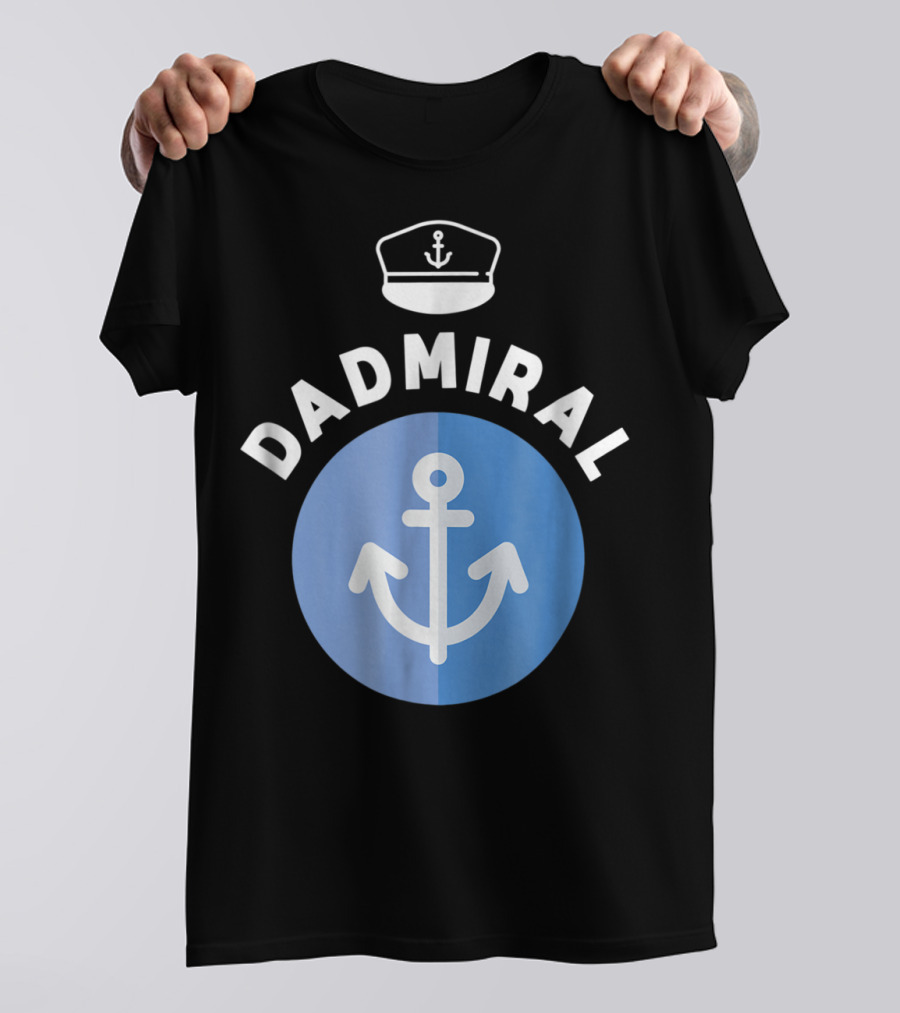 Dadmire Ship Sailor Anchor Papa75 T-Shirt