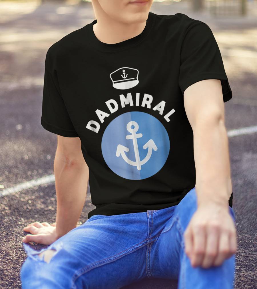 Dadmire Ship Sailor Anchor Papa75 T-Shirt