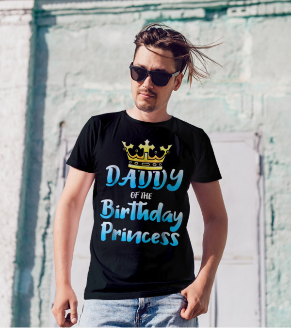 Daddy Of The Birthday Princess Crown T-Shirt