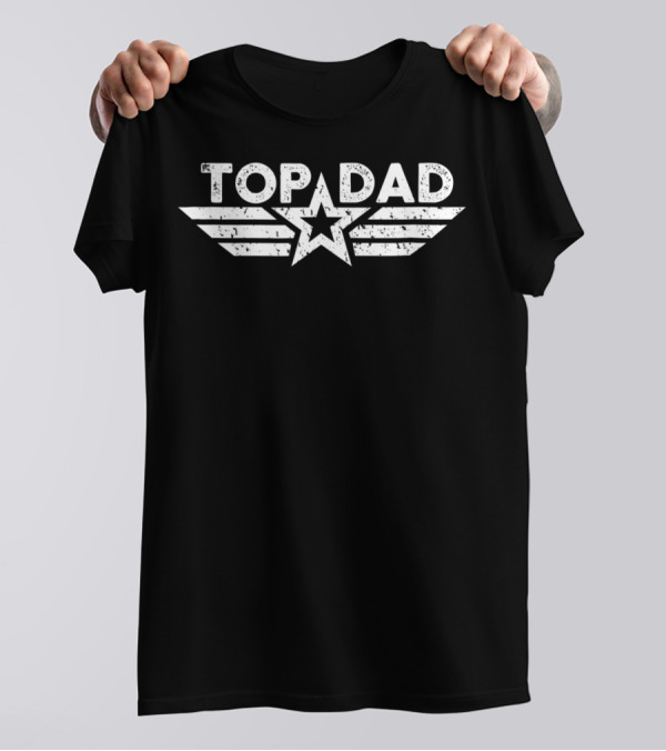 Top Dad Fathers Day Funny Best Star Wings T-Shirt