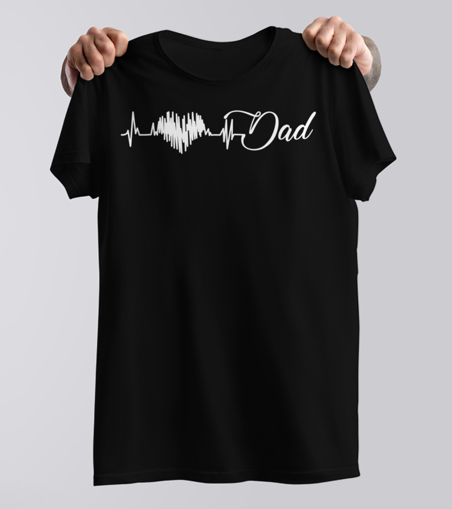 Heartbeat Dad Love T-Shirt