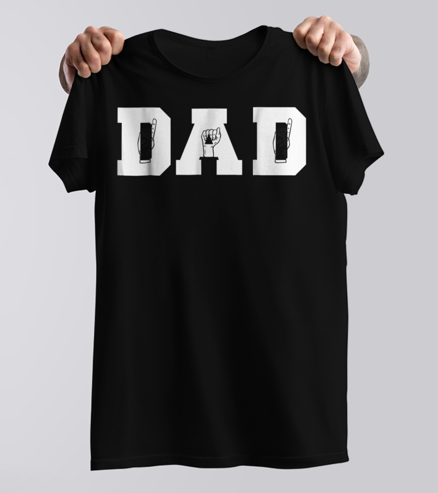 ASL Dad Sign Language American Sign Language Dad 77 T-Shirt