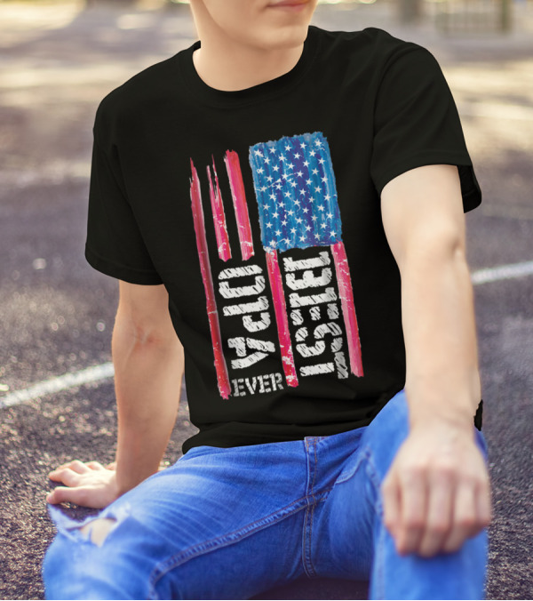 Best Opa Ever Patriotic Distressed American Flag T-Shirt