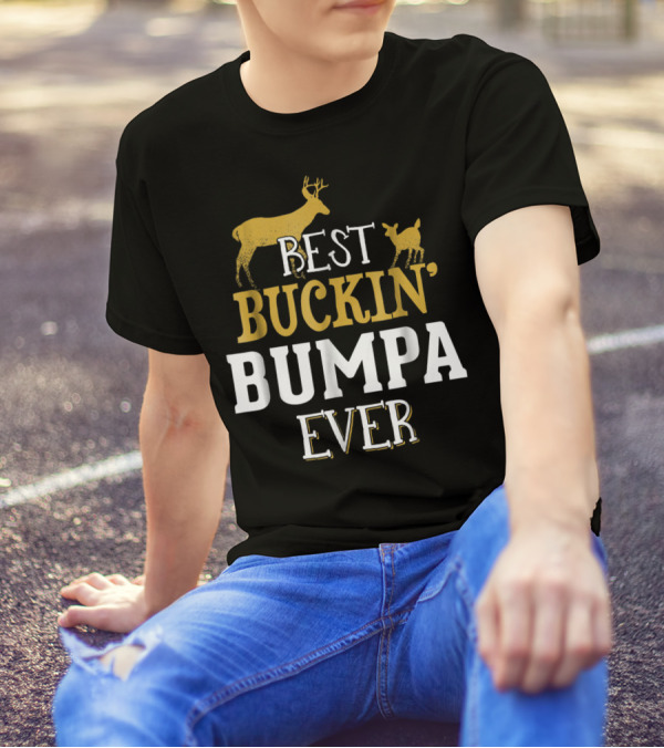Best Buckin' Bumpa Ever Deer Hunting Grandpa 62 T-Shirt