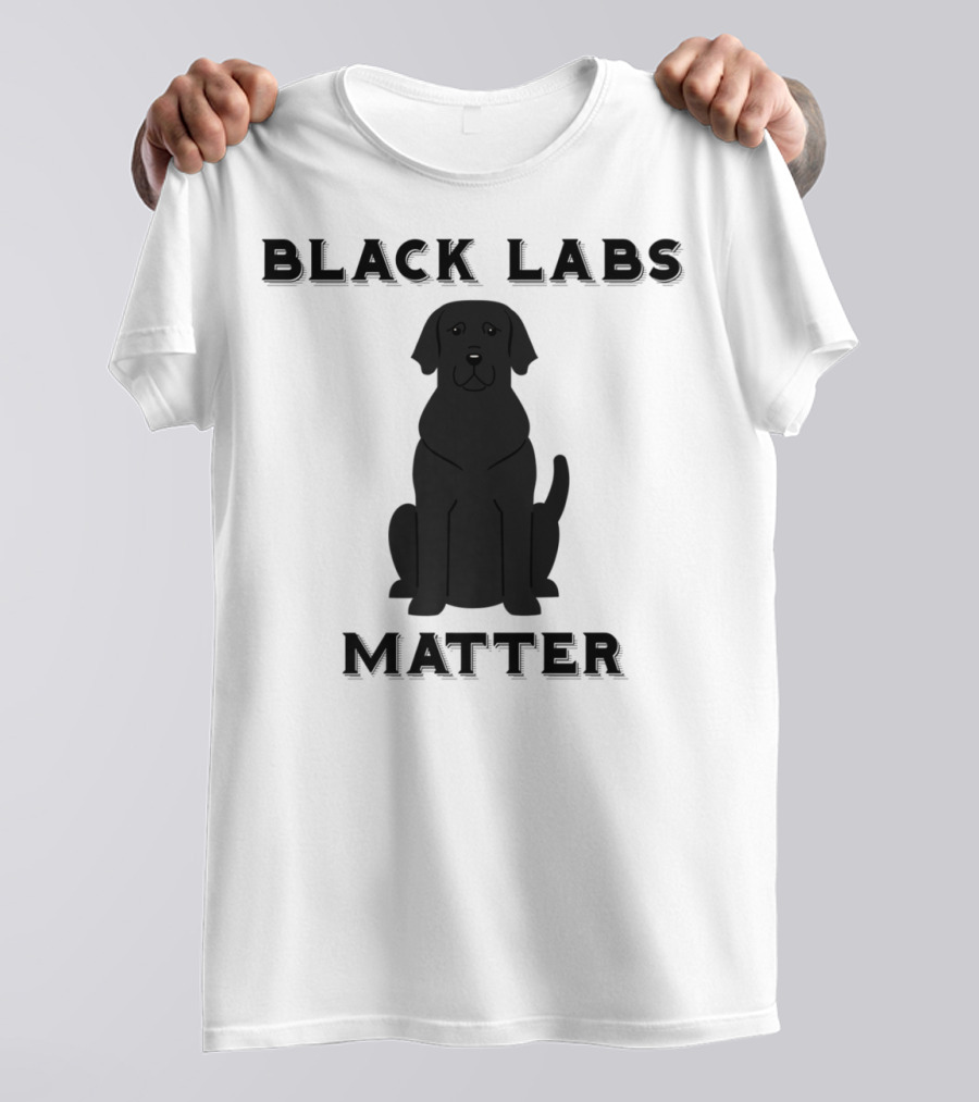 Black Labs Matter Chocolate Labrador Go30 T-Shirt