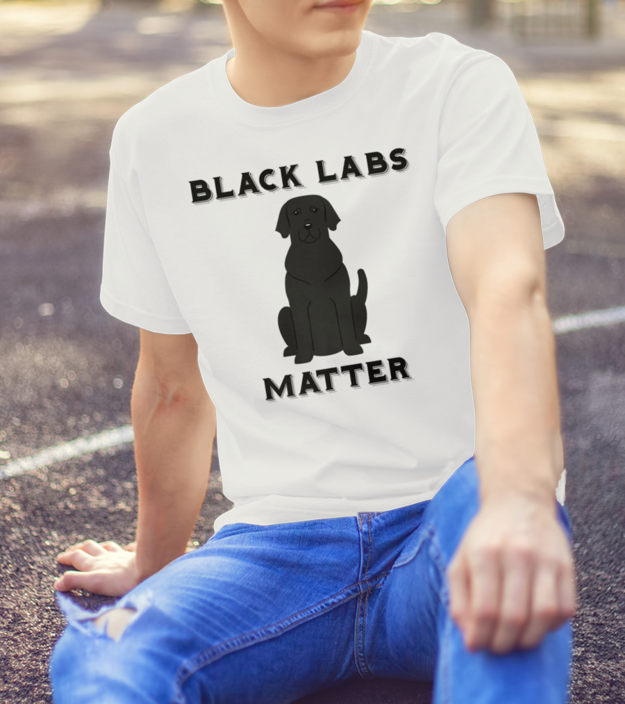 Black Labs Matter Chocolate Labrador Go30 T-Shirt