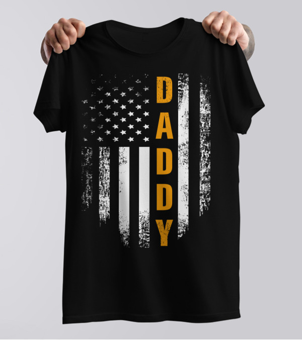 Proud American Daddy Flag T-Shirt
