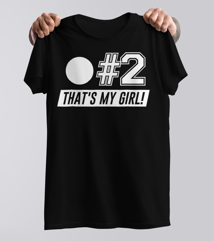 2 That's My Girl Softball Mom Softball Dad T-Shirt