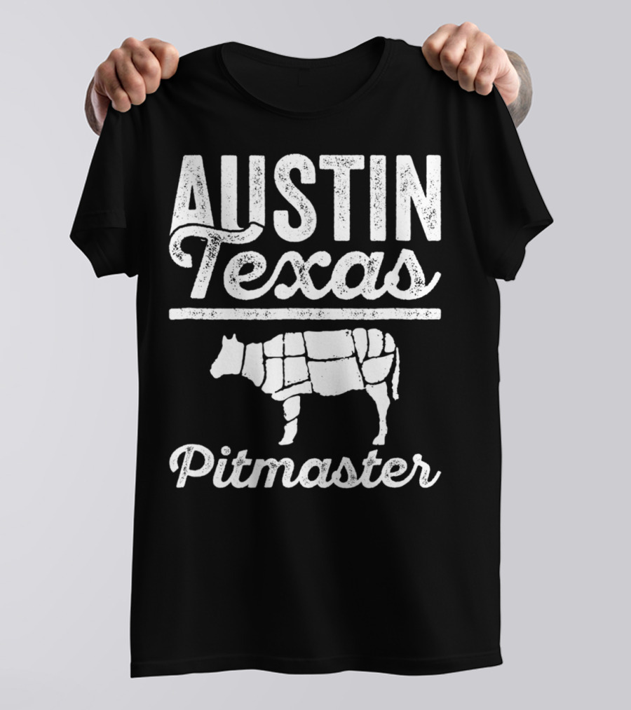 Austin Texas Pitmaster BBQ Dad For 82 T-Shirt