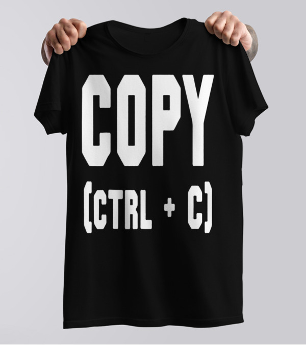 Best Funny Birthday Dad Papa From Sons Copy Ctrl + C 76 T-Shirt