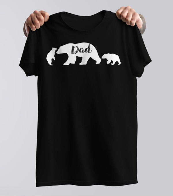 Dad Bear With Bear Cubs T-Shirt