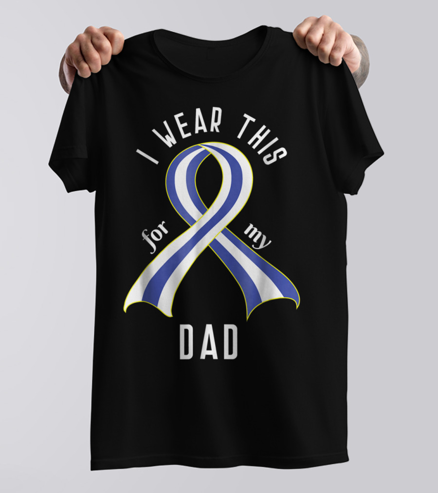 I Wear This ALS Awareness Ribbon For My Dad T-Shirt