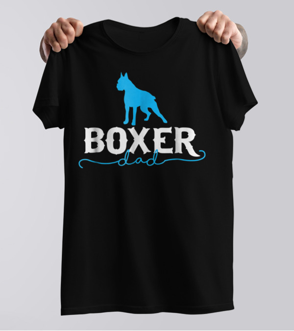 Boxer Dog Dad T-Shirt