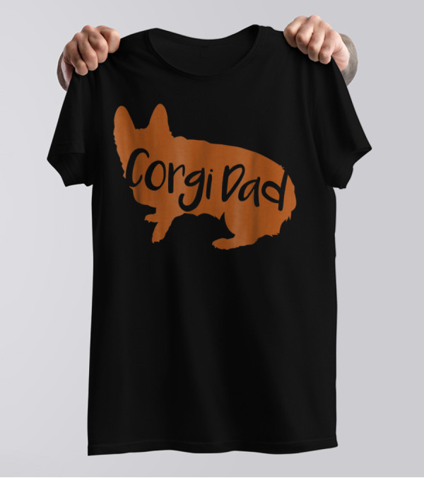 Corgi Dad Lover Dog T-Shirt