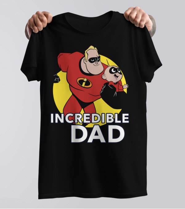 Disney Pixar Incredibles 2 Incredible Dad Jack Jack And Dad T-Shirt