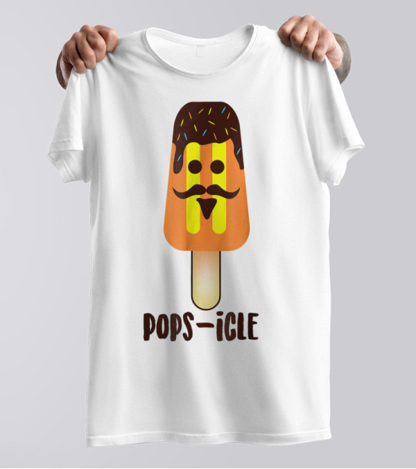 Dad Day Pops-icle Ice Pop Dy Papa54 T-Shirt